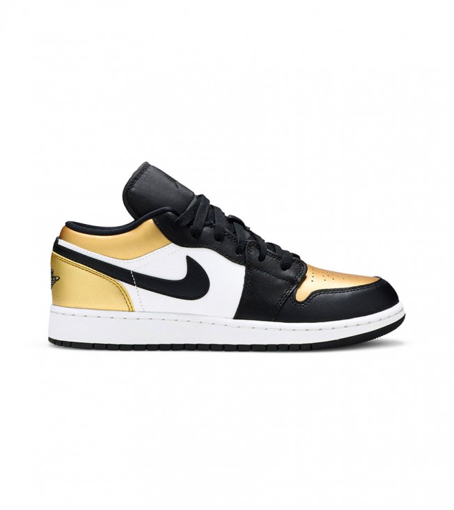 Кроссовки Air Jordan 1 Low Gold Toe GS