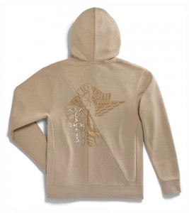 Худи Travis Scott Cactus Jack x Jordan Pullover Hoodie Khaki/University Red - Фото №2