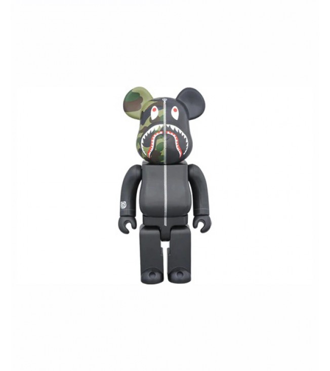 Bearbrick x Bape 1st Camo Shark 1000%