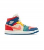 Jordan 1 Mid SE Multi Color WMNS