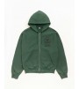 Худи Stussy Link Sport Zip Hoodie Garment Dyed Pine
