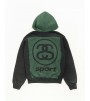 Худи Stussy Link Sport Zip Hoodie Garment Dyed Pine