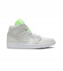 Кроссовки Jordan 1 Mid Vast Grey Ghost Green WMNS
