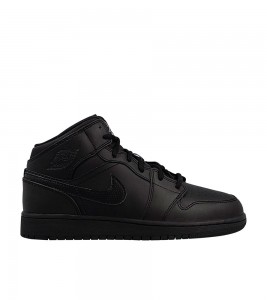 Кроссовки Air Jordan 1 Retro Mid Black 2016 GS