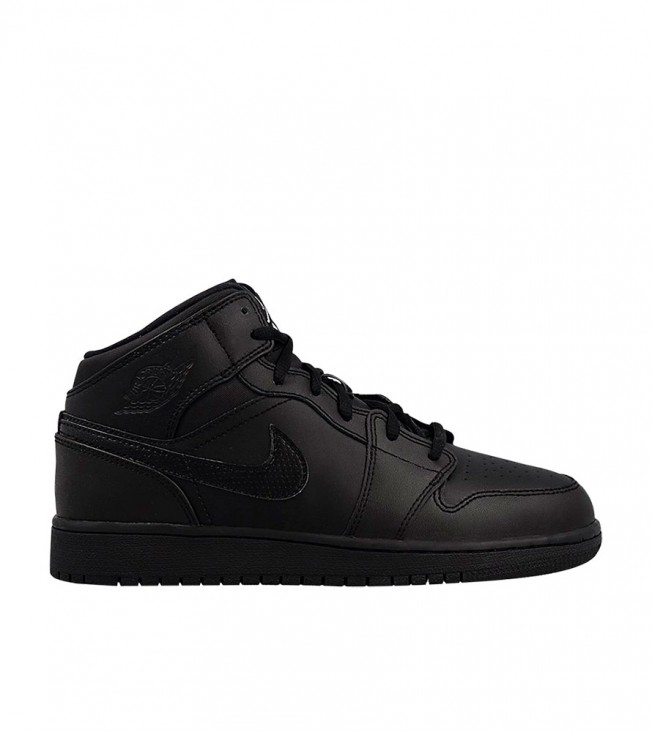 Кроссовки Air Jordan 1 Retro Mid Black 2016 GS