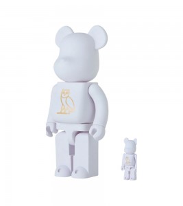 Bearbrick x OVO 100% & 400% Set Pearl White
