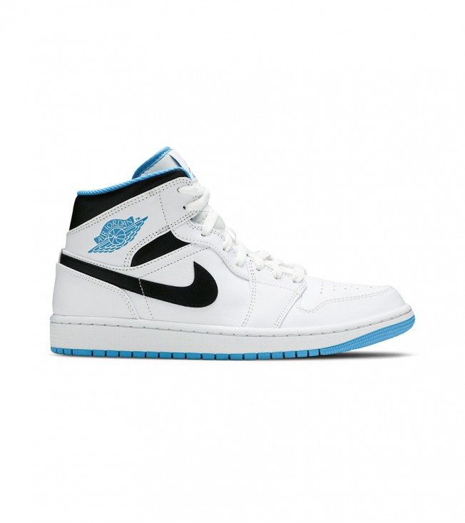 Кроссовки Air Jordan 1 Mid Laser Blue