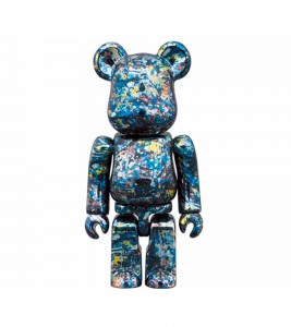 Bearbrick Jackson Pollock Studio 100% & 400% Set Chrome Ver. - ???? ?20