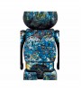 Bearbrick Jackson Pollock Studio 100% & 400% Set Chrome Ver.