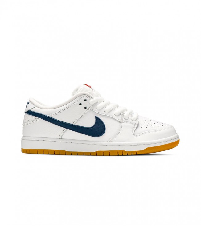 Nike SB Dunk Low Orange Label White Navy