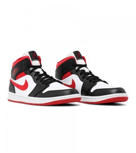 Кроссовки Jordan 1 Mid Gym Red Black White - ???? ?20