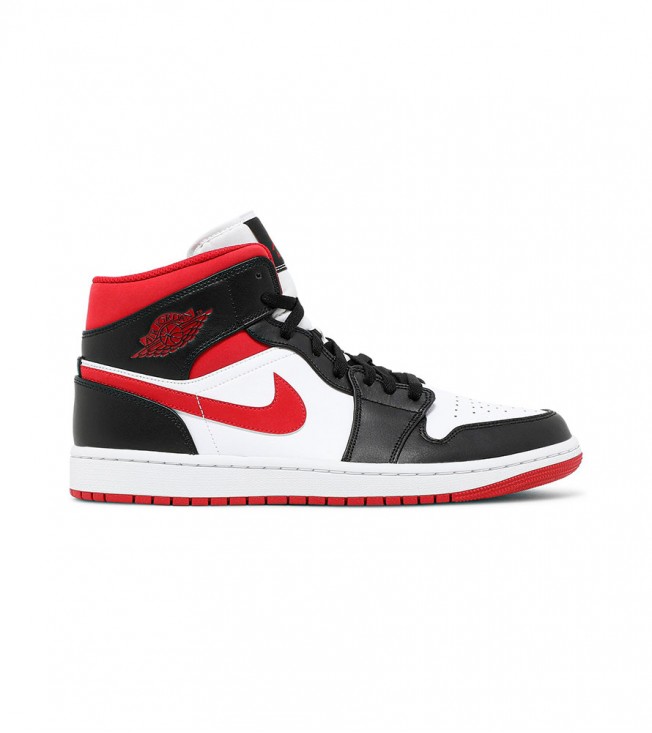Кроссовки Jordan 1 Mid Gym Red Black White