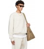Свитшот Fear Of God Essentials Gray Holiday Embossed Classic Crewneck Sweatshirt