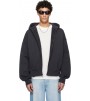 Худи Fear Of God Essentials Black Holiday Embroidered Classic Full Zip Hoodie