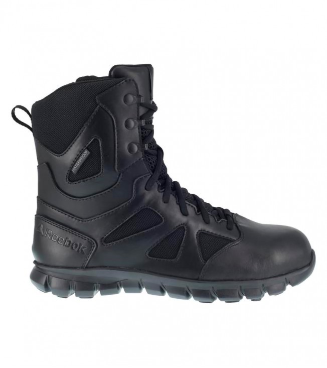 Мужские Reebok 8" Sublite Cushion Tactical Composite Toe Side-Zip Waterproof Boots