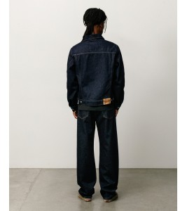Куртка Stussy Denim Trucker Jacket Rinsed Indigo - ???? ?20