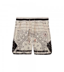 Travis Scott x Jordan Paisley Shorts Orewood - Фото №2