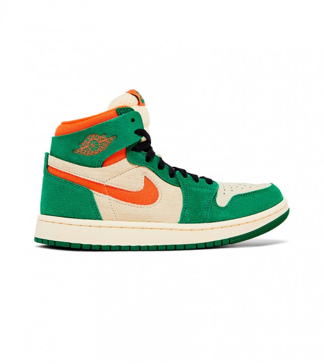 Jordan 1 High Zoom Air CMFT 2 Pine Green Orange Blaze WMNS