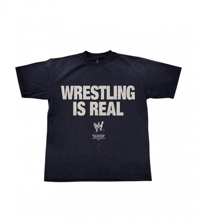 Футболка Travis Scott Wrestling Is Real Black