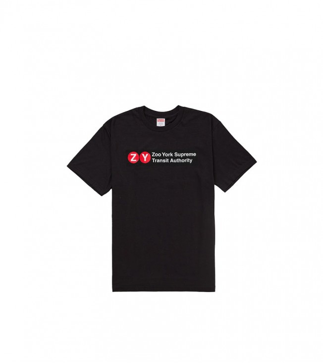 Футболка Supreme Zoo York Transit Black