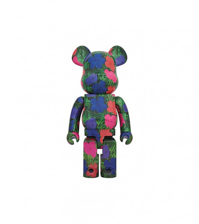 Bearbrick ANDY WARHOL Flowers 1000%