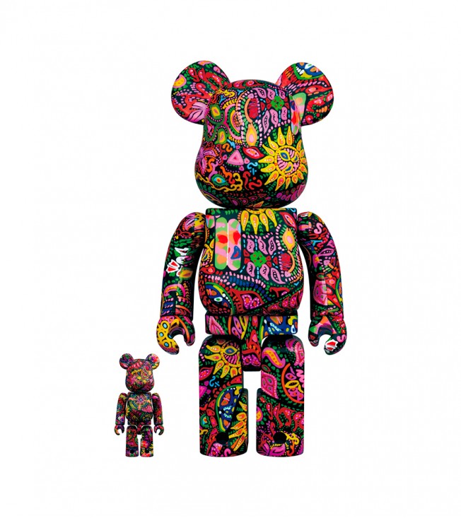 Bearbrick Psychedelic Paisley 100% & 400%
