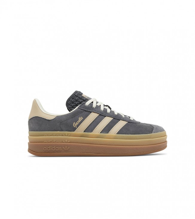 adidas Gazelle Bold Grey Magic Beige Gum  WMNS
