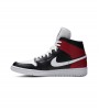 Кроссовки Jordan 1 Mid Black Noble Red WMNS