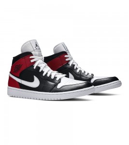 Кроссовки Jordan 1 Mid Black Noble Red WMNS - ???? ?20