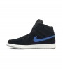 Кроссовки Air Jordan 1 Mid Multi-Color Swoosh Black