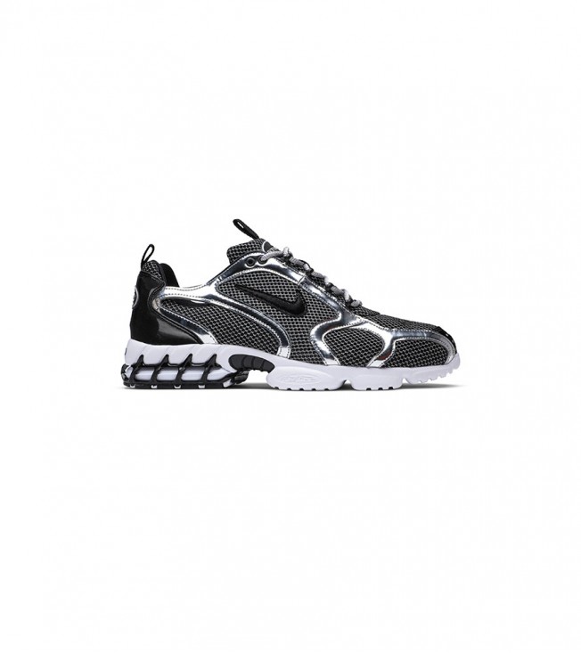 Stussy x Nike Air Zoom Spiridon Cage 2 Pure Platinum