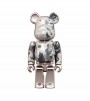 Bearbrick x BAPE Camo Shark 100% & 400% Set Silver