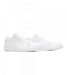 Кроссовки Air Jordan 1 Low Triple White Fog Grey - ???? ?20