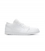 Кроссовки Air Jordan 1 Low Triple White Fog Grey