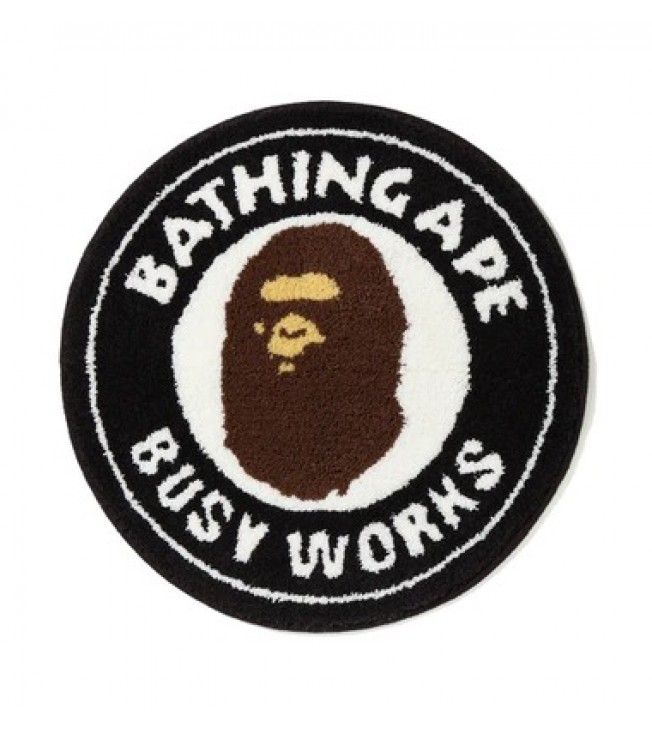 BAPE Busy Works Rug Black 60x60 см