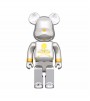 Bearbrick x mastermind JAPAN 1000% Silver
