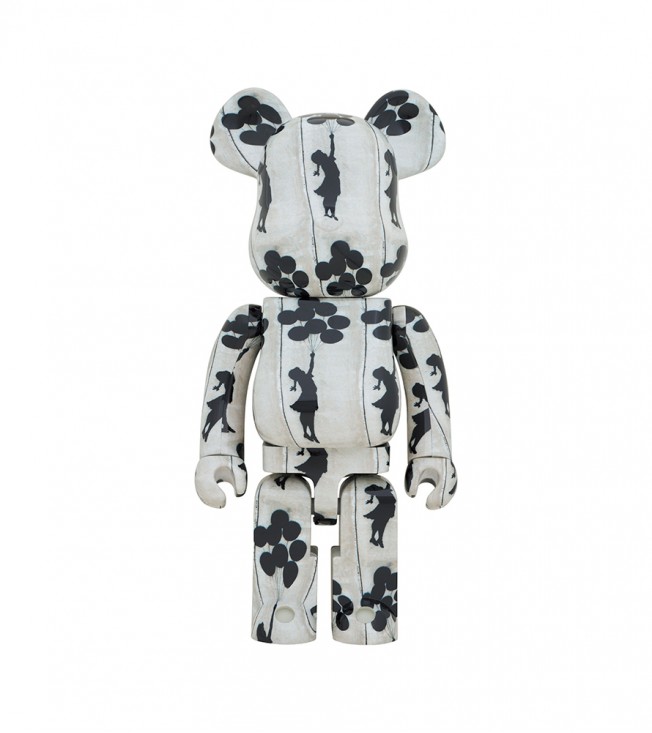 Bearbrick Flying Balloons Girl 1000%