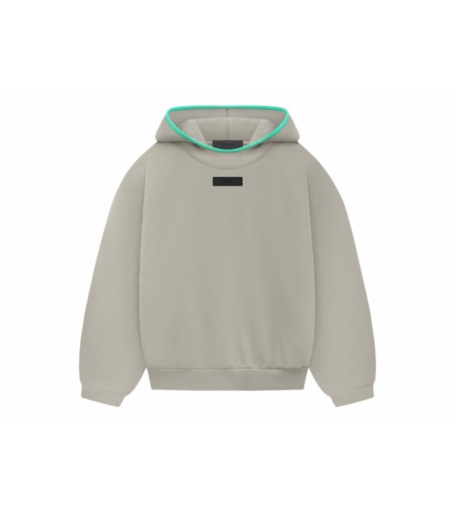 Худи Fear of God Essentials Nylon Fleece Hoodie Dark Heather Oatmeal/Ink