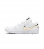 Кроссовки Air Jordan 1 Low White Metallic Gold WMNS
