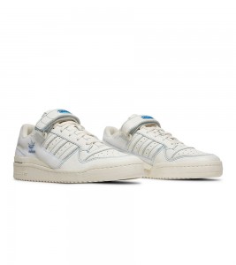 Кроссовки adidas Forum Low Off White Blue Bird - Фото №2