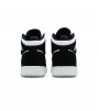 Кроссовки Air Jordan 1 Mid White Black Teal Tint GS