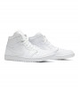 Кроссовки Air Jordan 1 Mid Triple White 2.0