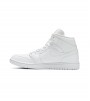 Кроссовки Air Jordan 1 Mid Triple White 2.0
