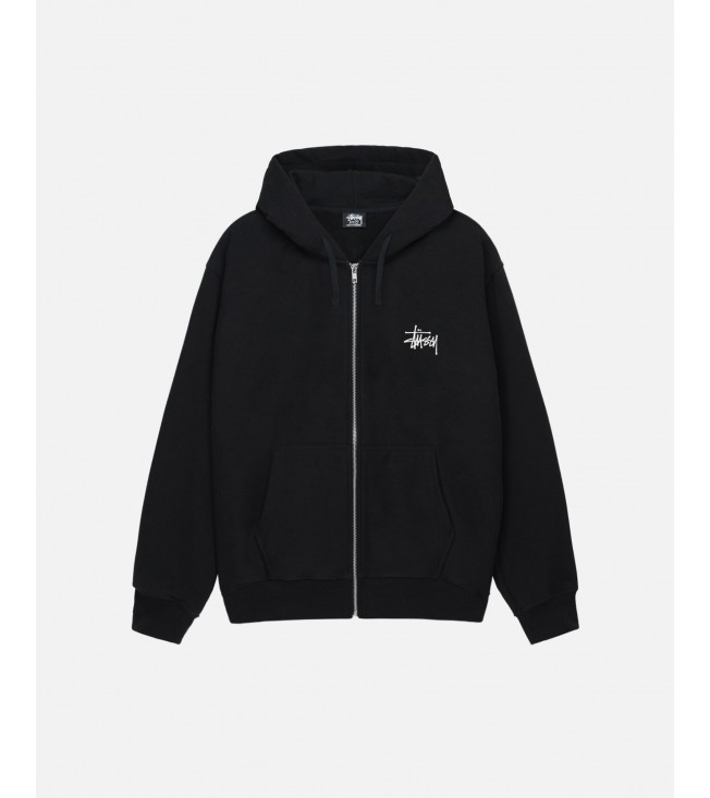 Stussy Basic Stüssy Zip Hoodie Black