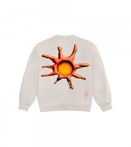 Свитшот Travis Scott D.L.T.L.F.R.T. Crewneck Natural - Фото №2