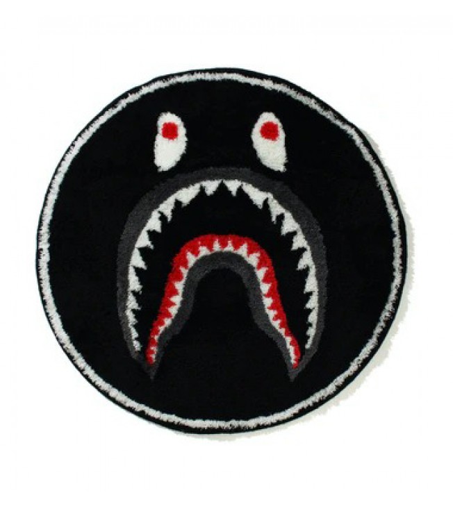 BAPE Shark Rug Mat Black