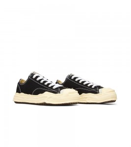 Maison Mihara Yasuhiro Hank Vintage Sole Canvas Low Black - Фото №2