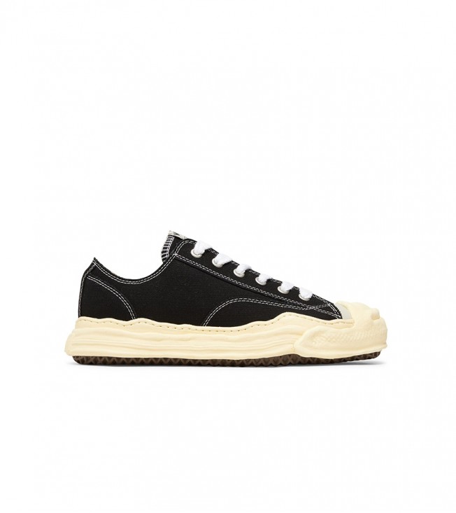 Maison Mihara Yasuhiro Hank Vintage Sole Canvas Low Black
