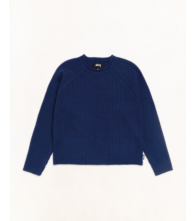 Свитер Stussy Merino Roll Neck Sweater Blue