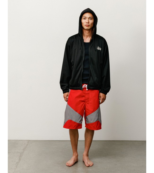 Худи Stussy Athletic Mesh Zip Hoodie Black